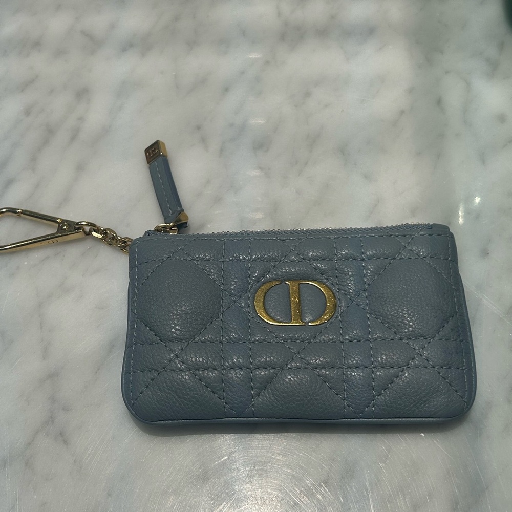 Dior Caro Myrte Zipped Key Case